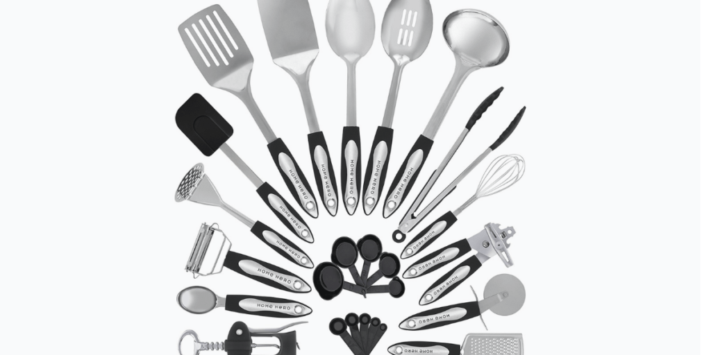 Stainless steel kitchen utensils 