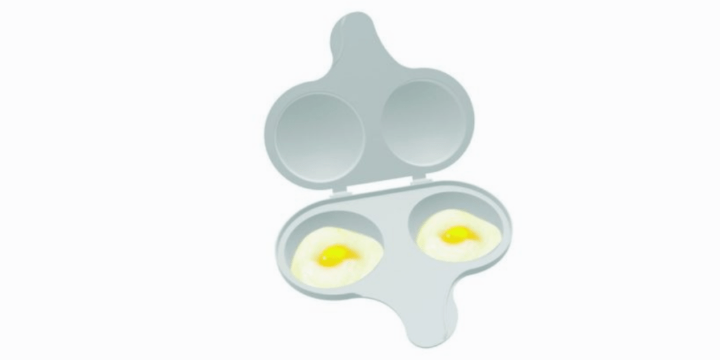 Nordic Ware Microwave 2 Cavity Egg Poacher