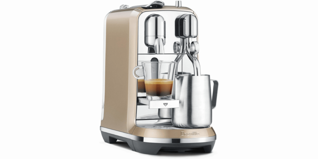 Breville Nespresso Creatista Single serve Espresso Machine with milk Auto Steam Wand