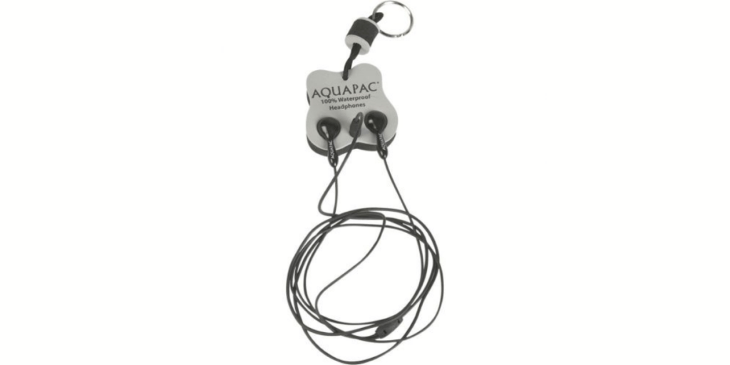 The Aqua Pac waterproof earbuds