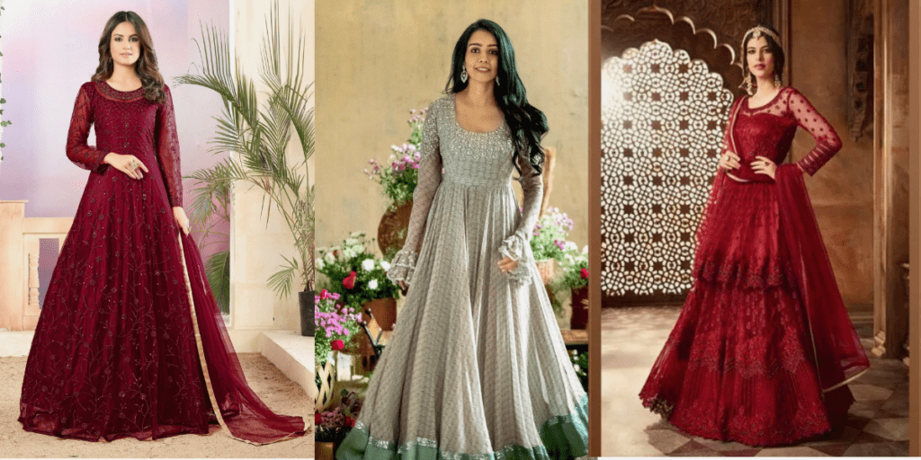 Floor-Length Anarkali Gown