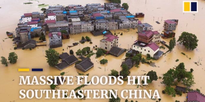 Massive flooding in China