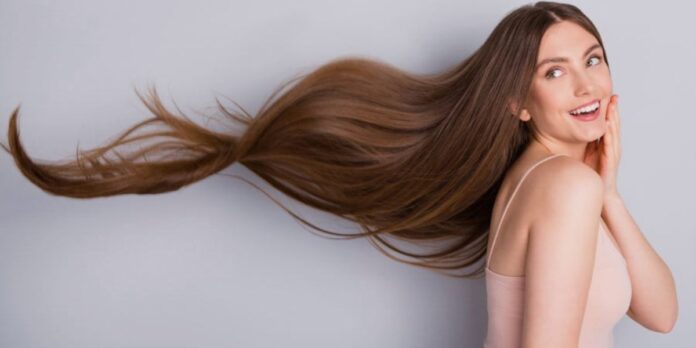 silky long and soft hair