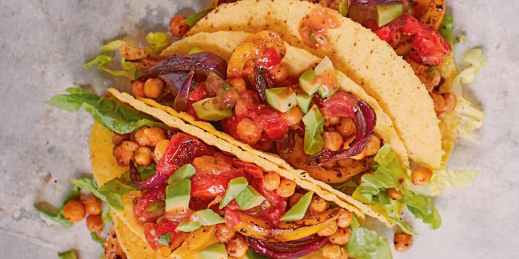 Spicy Chickpea Tacos